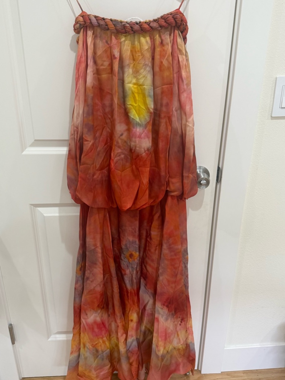Zimmermann LUNA TWIST BANDEAU GOWN dress zimmermann size0 100%silk - Picture 5 of 10